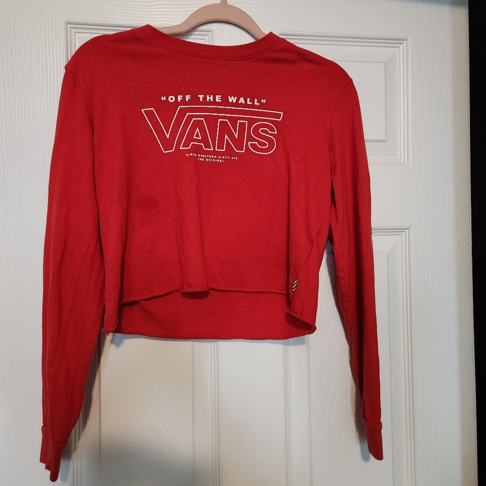Vans crop long sleeve